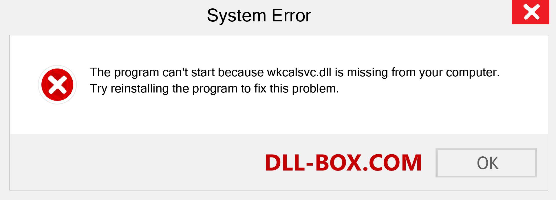  wkcalsvc.dll file is missing?. Download for Windows 7, 8, 10 - Fix  wkcalsvc dll Missing Error on Windows, photos, images